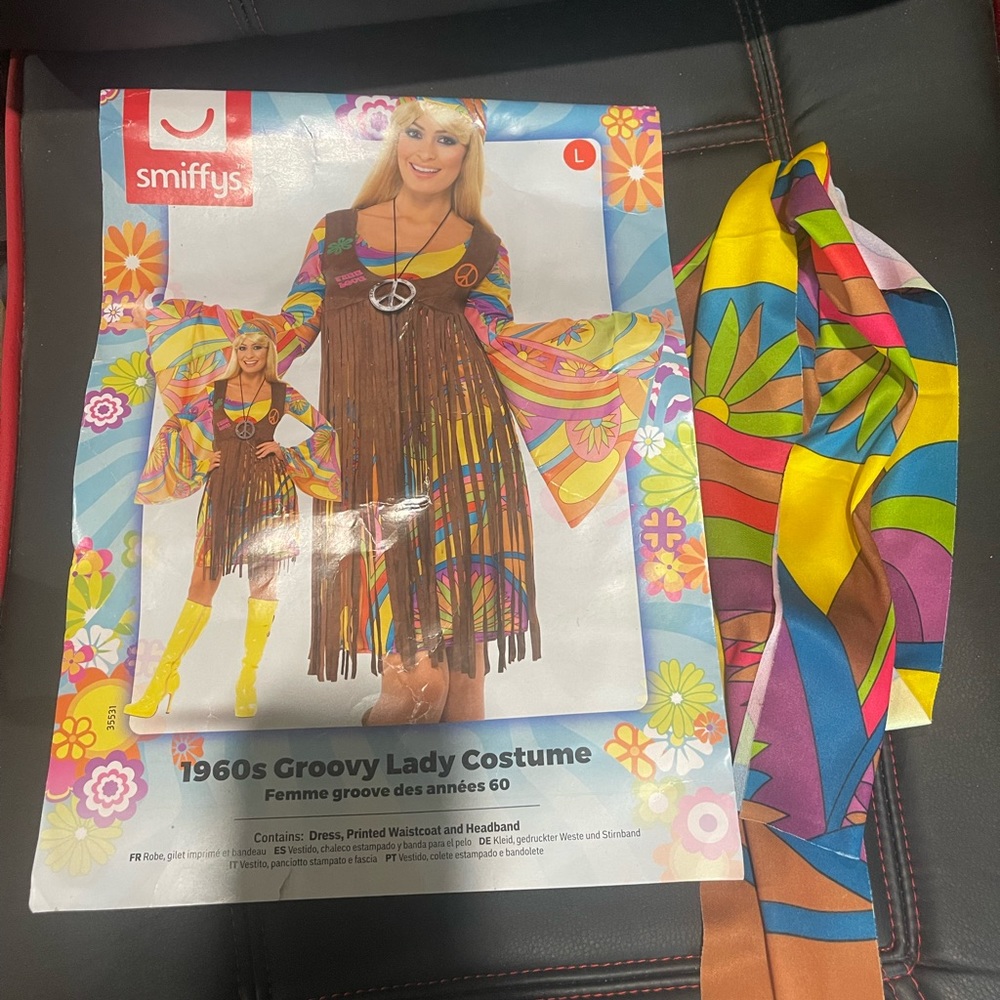Costume hippi 1960 ladies groovy costume